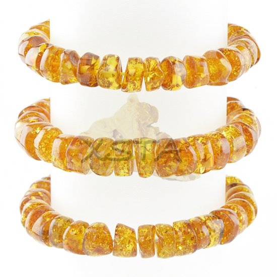 Baltic amber light cognac bracelet